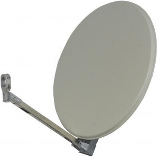 Televes Alu-Spiegel 67x71cm S660-W weiß RAL7035 ( lichtgrau )