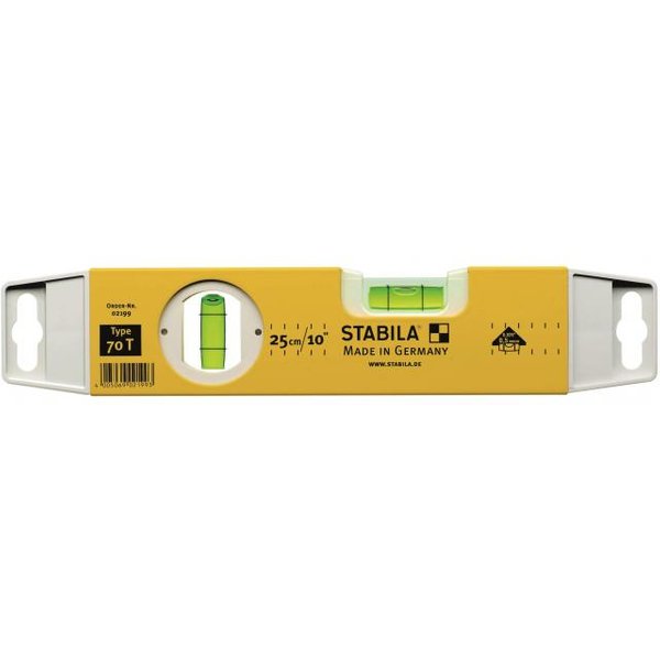 Stabila Torpedo-Wasserwaage 25cm 02199 Typ 70T