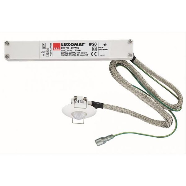 BEG Luxomat Einbau Präsenzmelder 92900 PD9-M-1C-DE 360' weiss