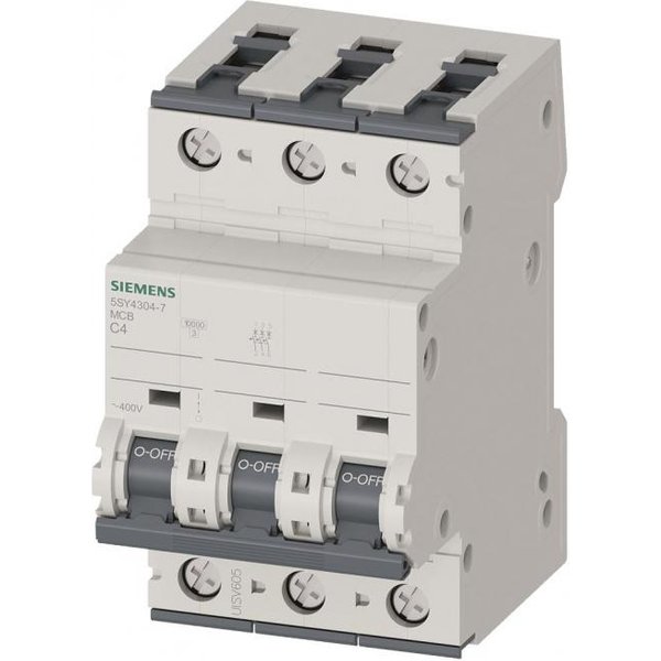 Siemens Automat C 4A 5SY43047 400V 10kA 3p