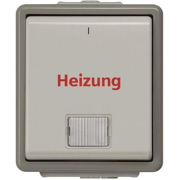 Siemens 5TA4741 DELTA Heizung-Notschalt. fläche IP44 AP dgr/hgr 1p 10A 250V