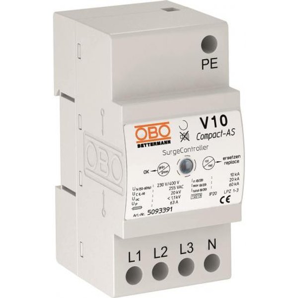 OBO V10 COMPACT-AS V10 Compact m.Akustiksignalisierung 255V 5093391