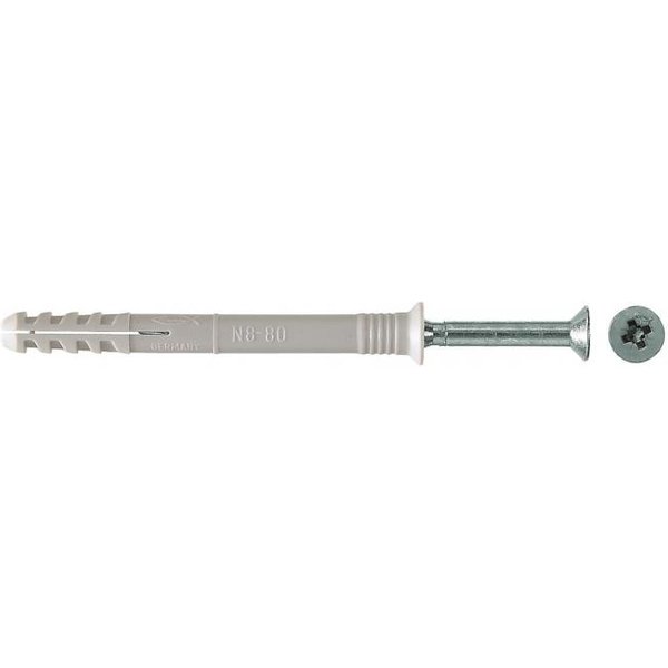 Fischer Nageldübel N 6x60/30 S 048789 (100) (Inhalt 100 Stück)