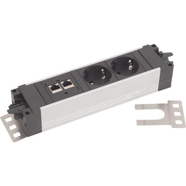 Bachmann Halteblech Edelstahl 940.097 gerade
