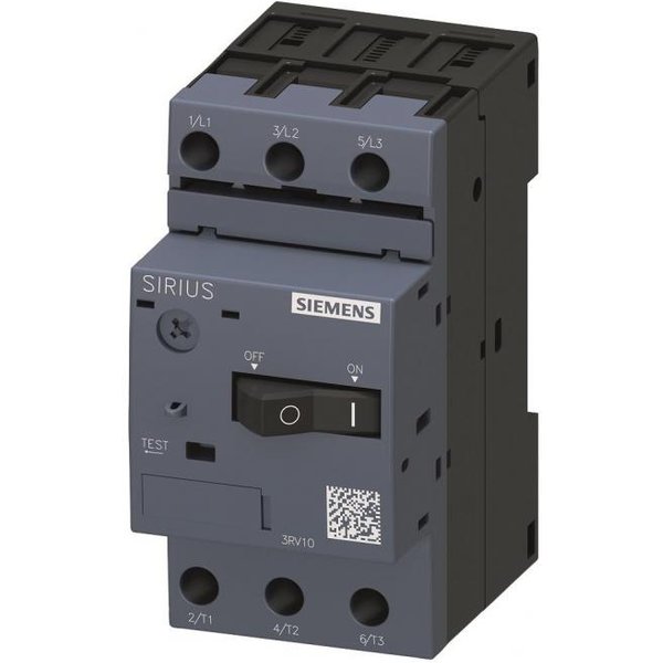 Siemens 3RV10110GA10 Motorschutzschalter S00 0,45-0,63A Class10 Schraub.