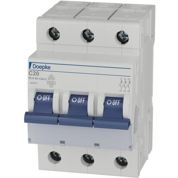 DOEP Automat C 20A DLS 6H C20-3 ** 6ka 3-polig