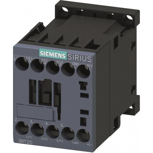 Siemens 3RT20151BB41 Schütz AC-3 3kW/400V 1S 24VDC 3p S00