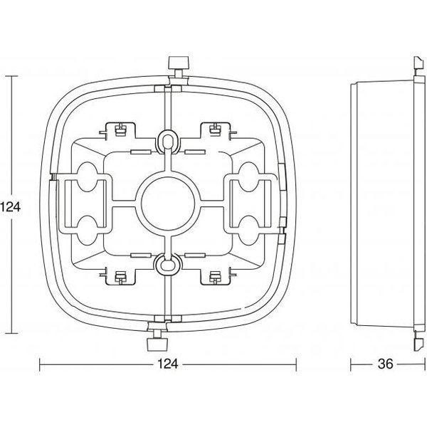 STEIN Zubehör Präsenzmelder 000363 Aufputz-Adapter