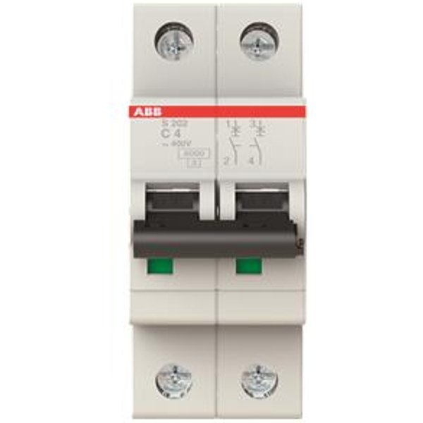 ABB Sicherungsautomat 4A Pro M S202-C4 Comp.2POL.6KA für Leitungssch.