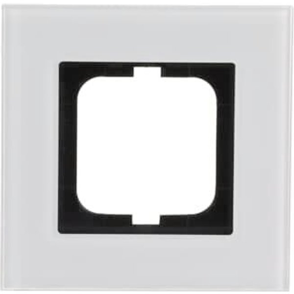 BJ carat Rahmen 1-fach 1721-811 weißglas