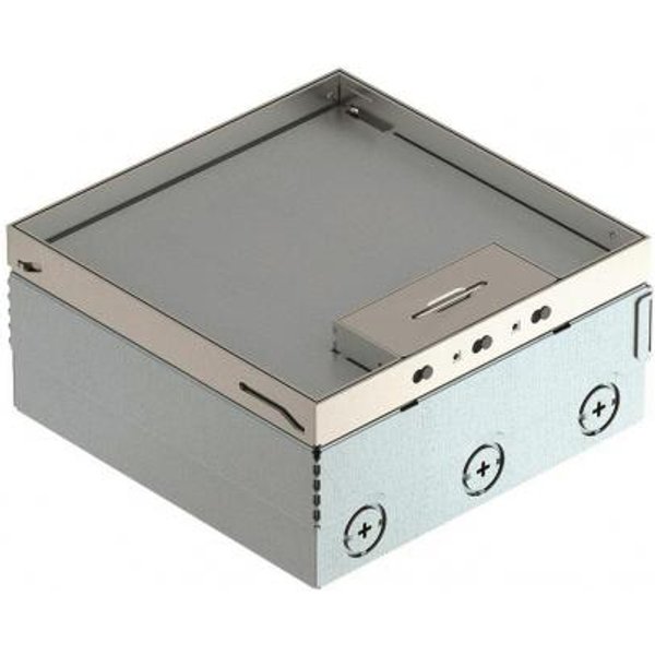 OBO UDHOME4 2V V Bodentank komplett 3fach VDE-Steckdose A2 1.4301 7427200