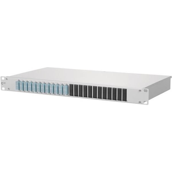 Metz OpDAT fix 12xSC-D OM3 150255BA12-E Spleißbox bestückt 150255BA12-E