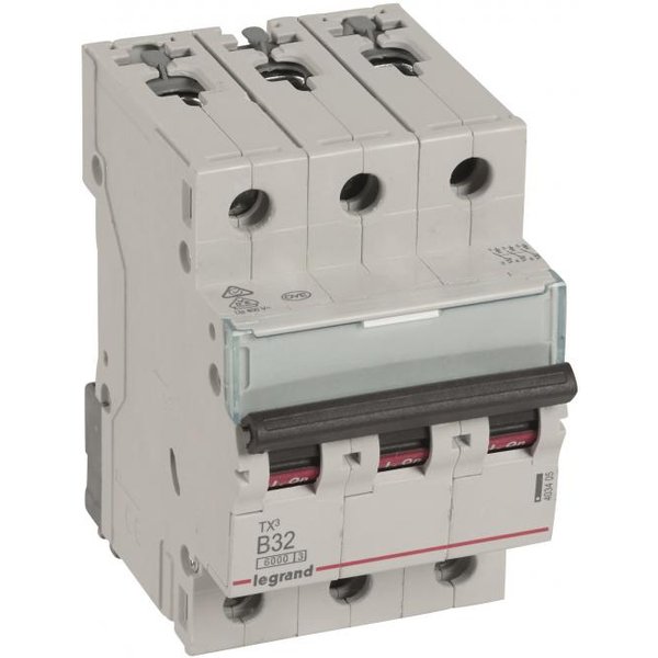 Legrand 403405 TX3 LS-Schalter B 32A 3-polig 6kA 400VAC 3TE