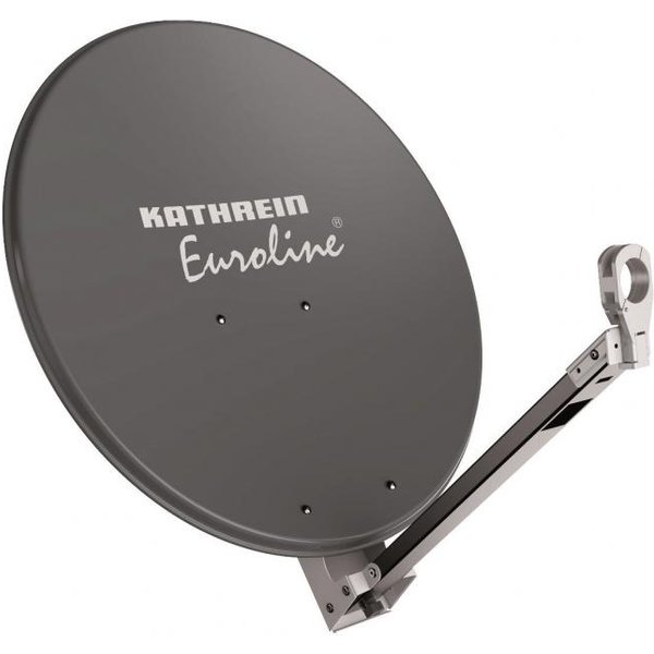KATH Offset-Parabol-Spiegel KEA 650/G 65cm Alurefl. Metall-Rückenteil graphit