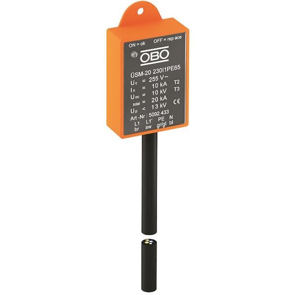 OBO ÜSM-20-230I1P+PE ÜSSmodul f.LED-Leuchten m.1 Phase 230V 5092431