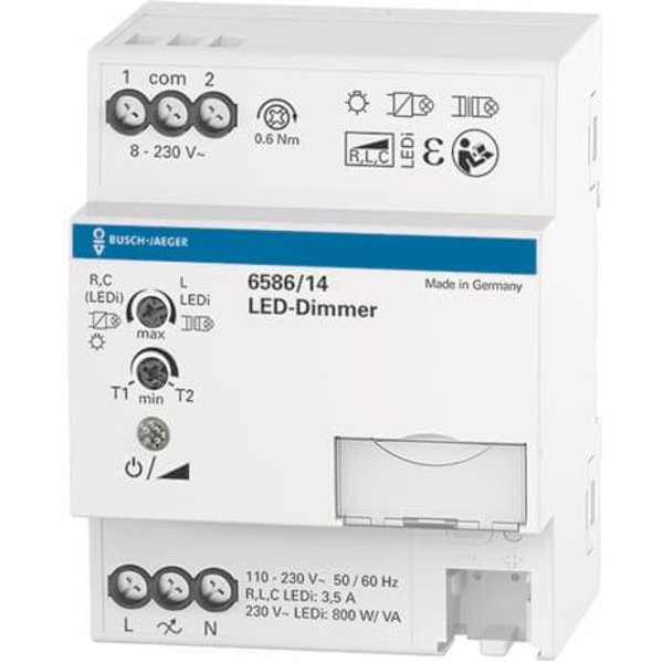 BJ Busch-Dimmer grau 6586/14 Busch-Dimmer Dimmer REG konventionell