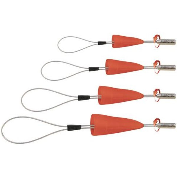 RUNP RUNPOFIX Kabelziehschlaufe 4er-Set mit Gewinde und Schutzkappe 10154