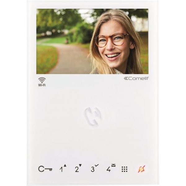 Comelit 6741W Innenstation Video Mini Freisprech WiFi weiss System SBC