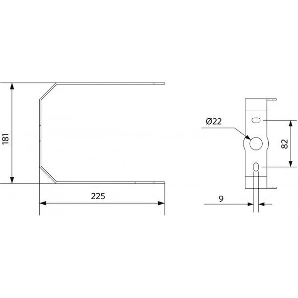 Opple LED Highbay-P4 545098000600 Bracket D420 Ausleger