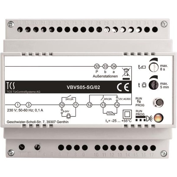 TCS Versorgungs- VBVS05-SG/02 u.Steuergerät 1Strang 6 TE
