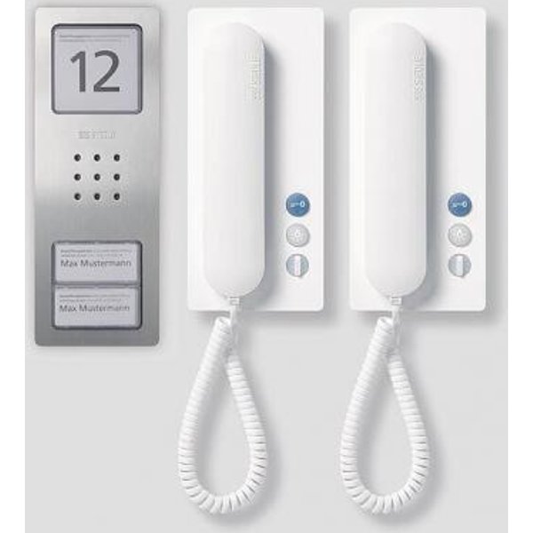 Siedle Audio-Set Siedle SET CA 812-2 E/W Compact Edelstahl gebürstet