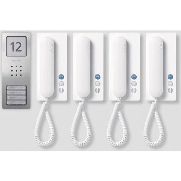 Siedle Audio-Set Siedle SET CA 812-4 E/W Compact Edelstahl gebürstet