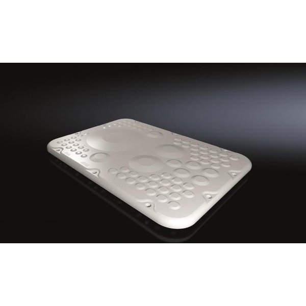 Rittal Kunststoff- AX 2565300 Flanschplatten, für AX, BT: 301x221 mm