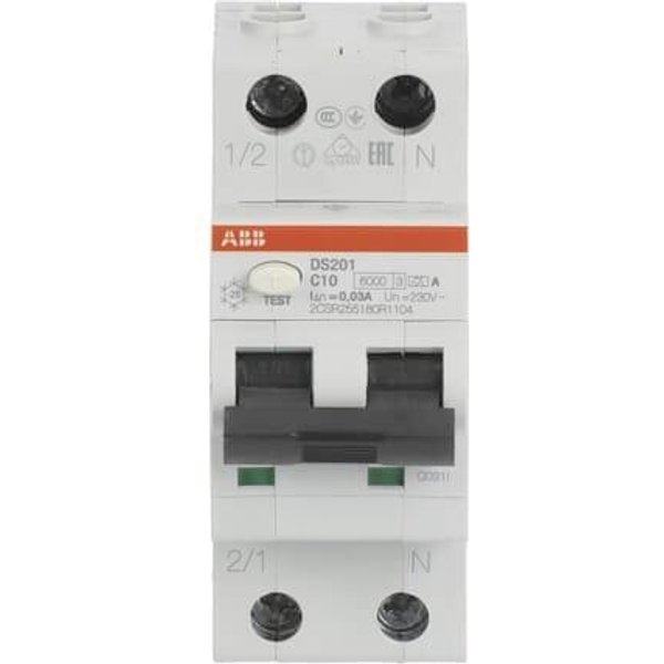 ABB FI/LS-Schalter DS201A-C10/0,03 C 2x10A-0,03A 2CSR255180R1104