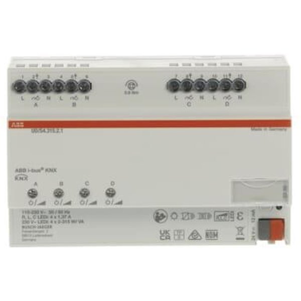 ABB LED-Dimmer 4x315 W/VA UD/S4.315.2.1 KNX REG-Universal-Dimmaktoren