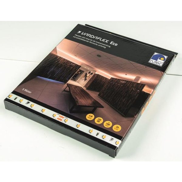 RUTEC VARDAFLEX Eco LED-Strip uww B82417 ** 24V 24W 2700K 454lm/m 5m B:8mm CRI90