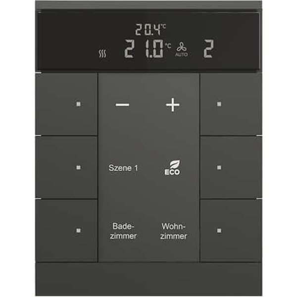 BJ HVAC-Gerät,6fach BE SBR/U6.0.11-885 schwarz matt