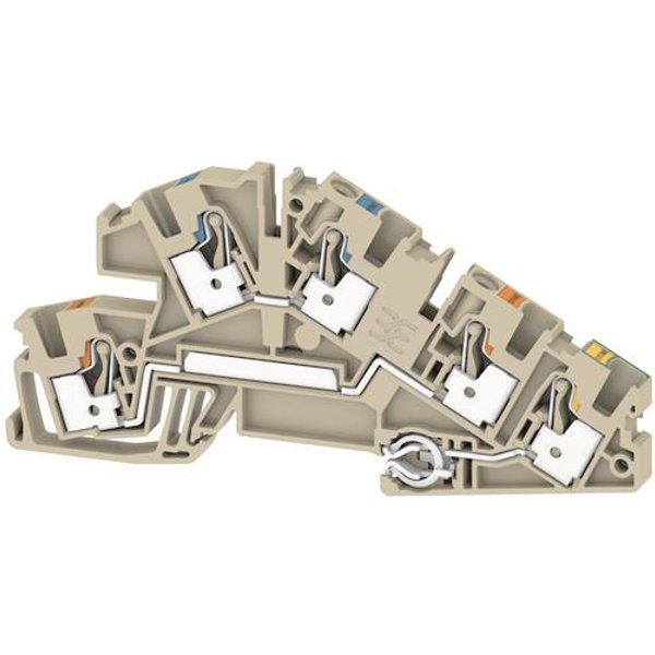 Weidmüller AITB 4 BB N-L-PE Installationsreihenklemme 2669090000