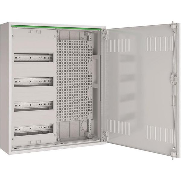 ABN Feldverteiler AP T:160mm ABNRM204M01 m.Lüftungstür 4 Reihen REG Mediafeld