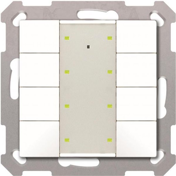 MDT BE-TA55P8.G2 Taster Plus 55 8-fach Reinweiß glänzend