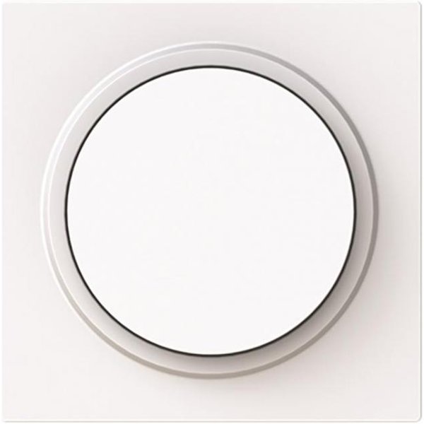 BJ Zentralscheibe 6540-44G-102 Drehdimmer m.Drehknopf weiß
