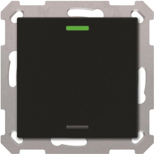 MDT BE-TAL55T106.01 KNX Taster Light 55 1f RGBW Temperatursensor sw matt Neutral