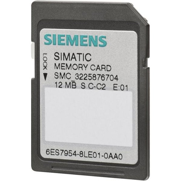 Siemens Memory Card 6ES7954-8LE04-0AA0 f.S7-1x00 CPU/SINAMICS,3 3V Flash 12MB
