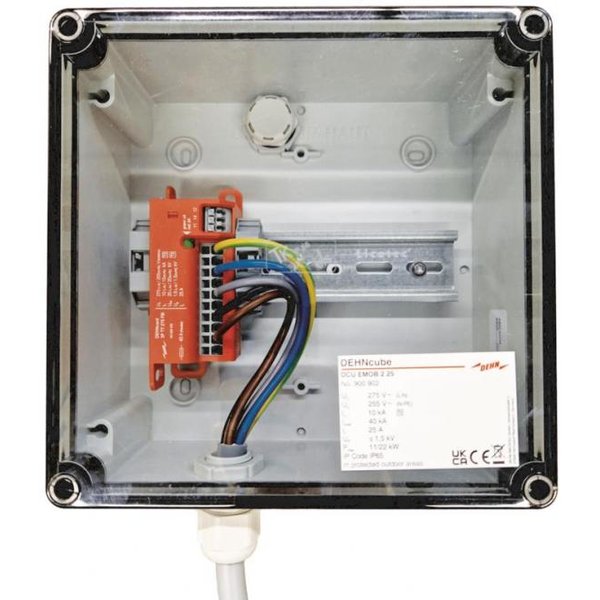 Dehn 900902 DCU EMOB 2 25 DCU EMOB 2 25 Überspannungsableiter Typ 2+3 DEHNcube