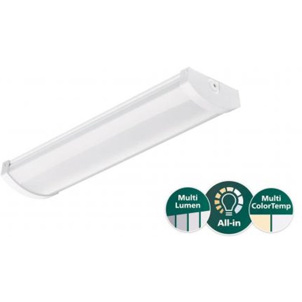 PHIL Anbaul. CoreLine Fastset IP44 L600 1700/1900/2200/2600lm 3K/4K opal inkl DV