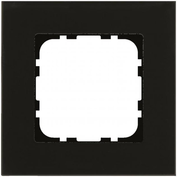 MDT BE-GTR1S.01S Glasrahmen 1fach f.55mm Programme Schwarz