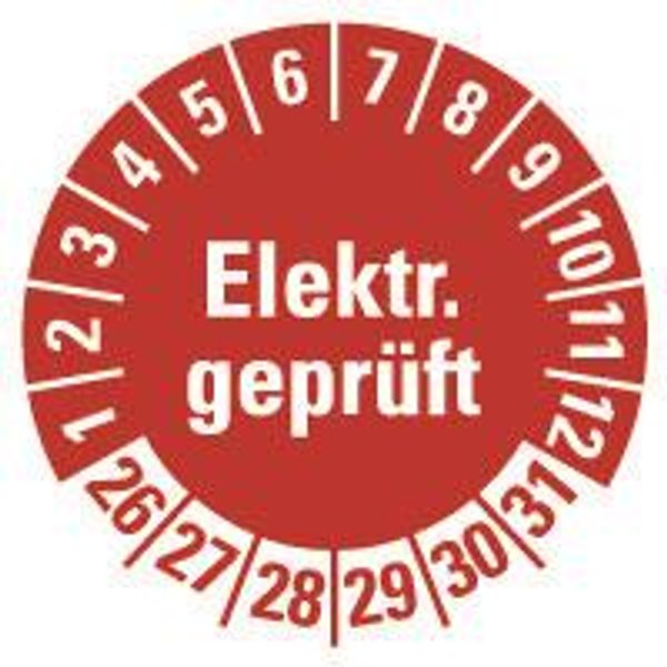 HEIN 187801 Prüfpl.El.gep.,26-31,r,PF,Ø20mm,500/RO