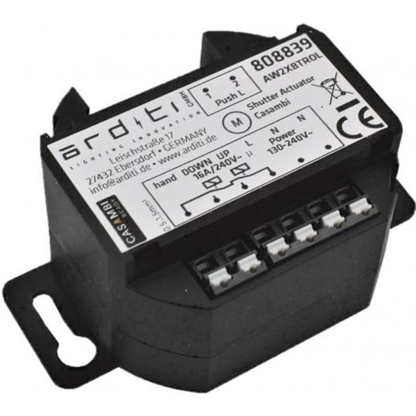 Casambi Rollladensteuerung 808839 UP-Schaltaktor für 2 externe Taster