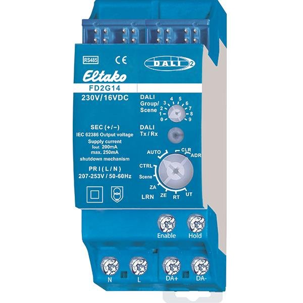 Eltako RS485-Bus-DALI-2-Gateway FD2G14 30014045
