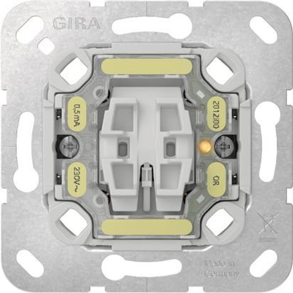 GIRA 318600 Wipp-Kontrollschalter 16AX Universal-Aus-Wechselschalter m.LED or