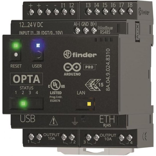 Finder OPTA Plus m. 8A.04.9.024.8310.CXX integrem Leitstand zum Energiemonitoring