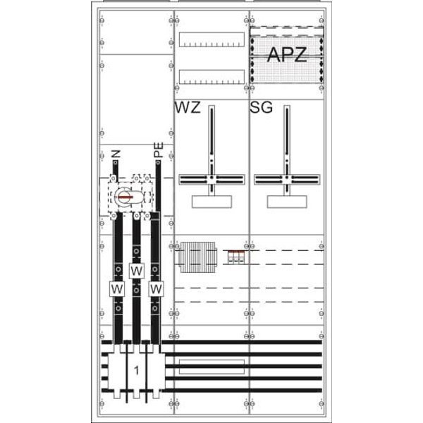 Striebel Mess- Wandler 200A WA39KK41 Komplettschrank n.FNN 3P 2CPX0561143R999