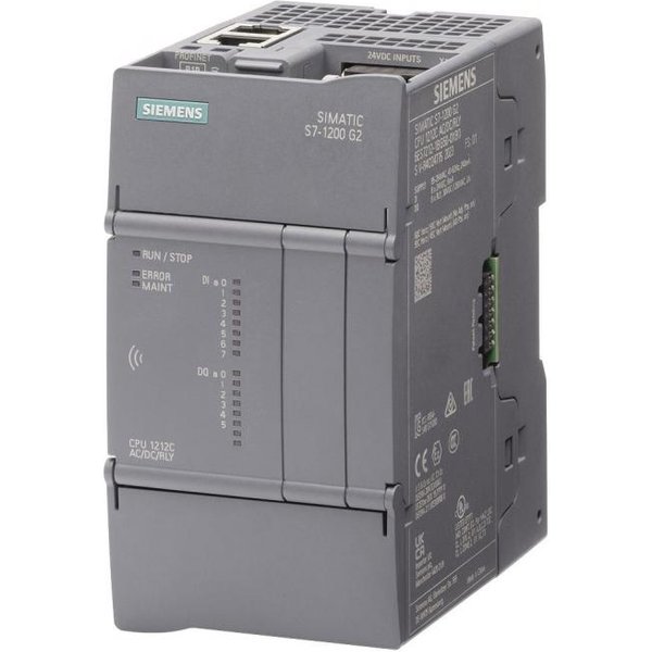 Siemens SIMATIC 6ES7212-1HG50-0XB0 S7-1200 G2 CPU 1212C DC/DC/Relais
