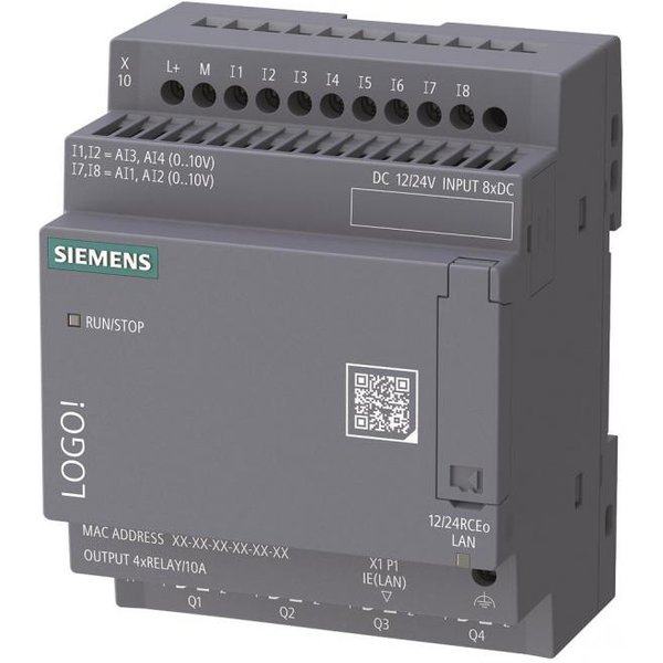 Siemens LOGO! 12/24 6ED1052-2MD08-0BA3 RCEo LOGO! Basismodule o.Display