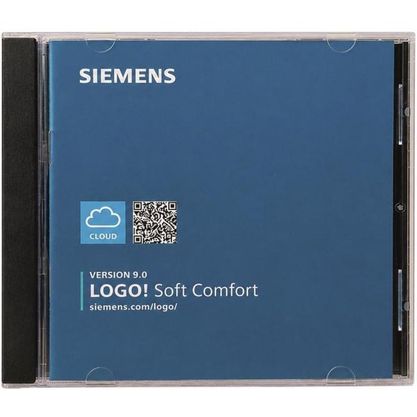 Siemens LOGO! Soft 6ED1058-0BA08-0YA3 Comfort V9 Einzellizenz f.1 Inst auf DVD