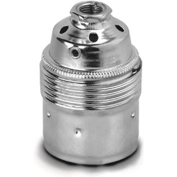 VOSS Metall Fassung E27 messingf. 102803 Glattmantel Gewinde M10X1